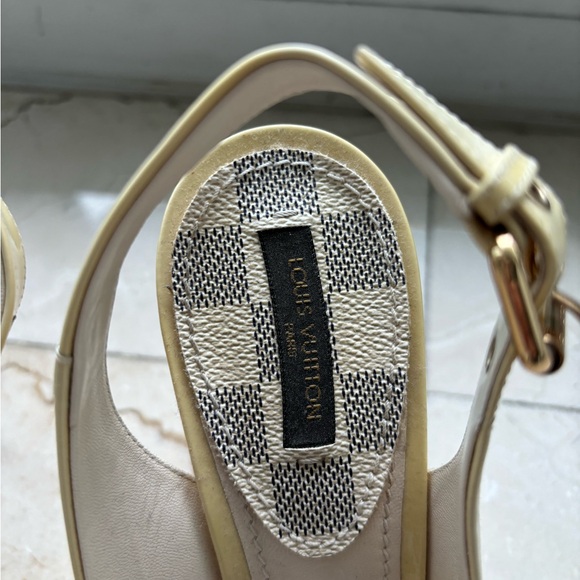 Louis Vuitton sandals with dice in damier size 39 - Picture 5 of 6